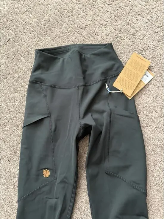 FJALLRAVEN Abisko Tights Women’s Black Size XS - Picture 3 of 10